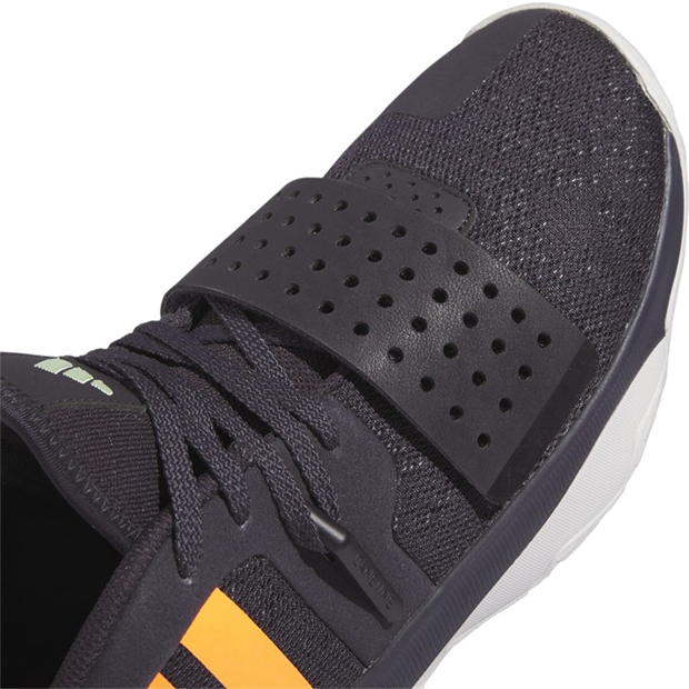 Adidasi pentru Baschet adidas Dame 8 EXTPLY pentru Barbati negru portocaliu