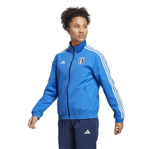 adidas Figc Anthem W femei albastru