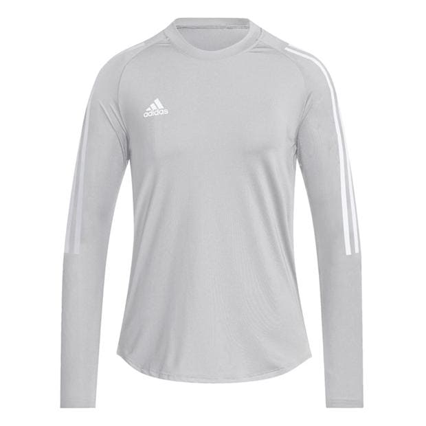 adidas Hilo Jersey cu Maneca Lunga sala Top pentru femei gri