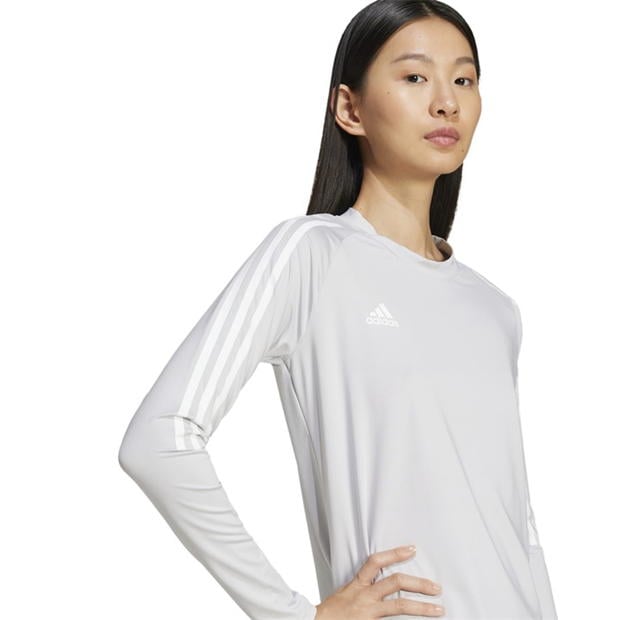 adidas Hilo Jersey cu Maneca Lunga sala Top pentru femei gri