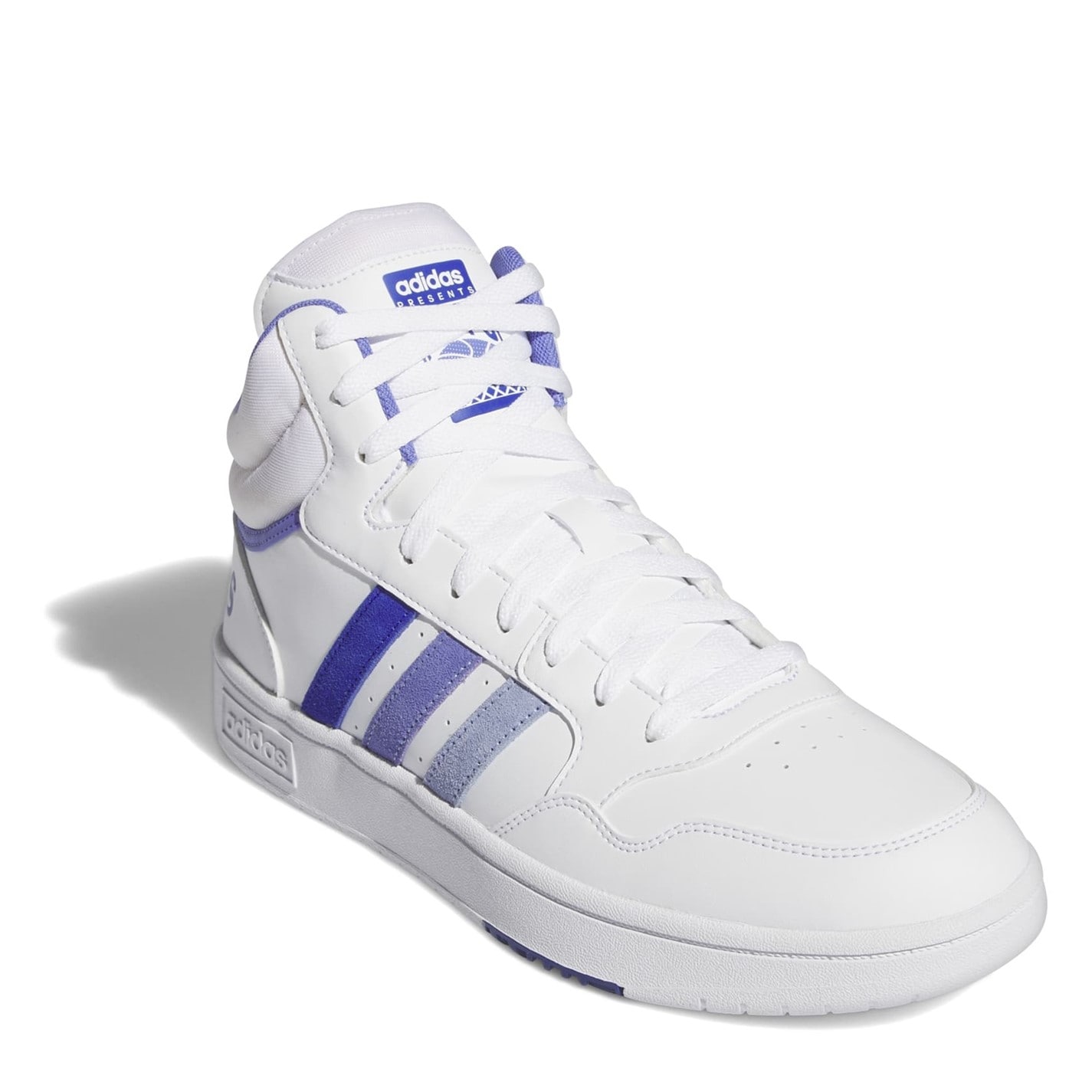 adidas Hoops 3.0 Mid clasic Vintage Shoes alb albastru