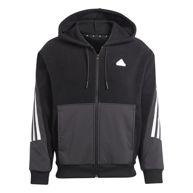 adidas M FI 3S FZ Q barbati negru