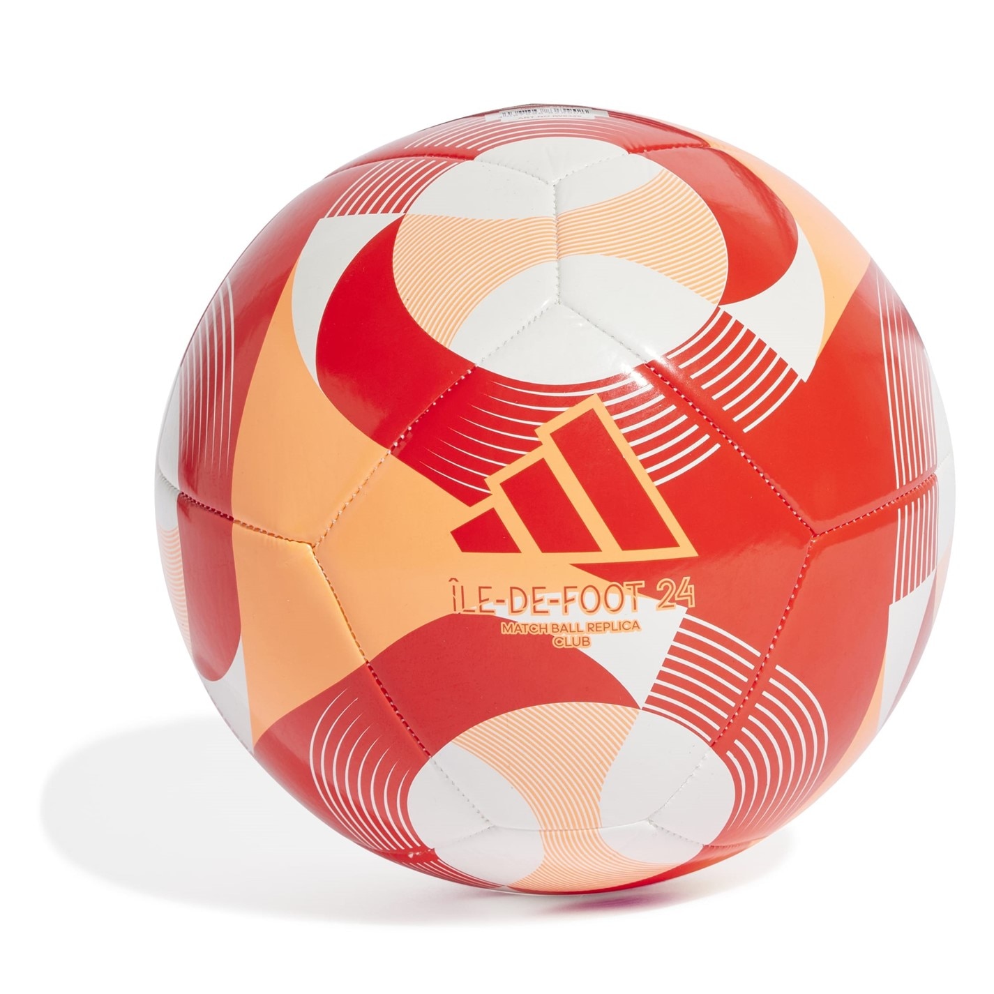 Minge fotbal adidas Olympics24 Clb Unisex pentru adulti alb glow portocaliu