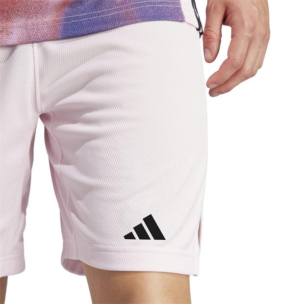 Pantaloni scurti adidas HEAT.RDY baschet pentru Barbati transparent roz