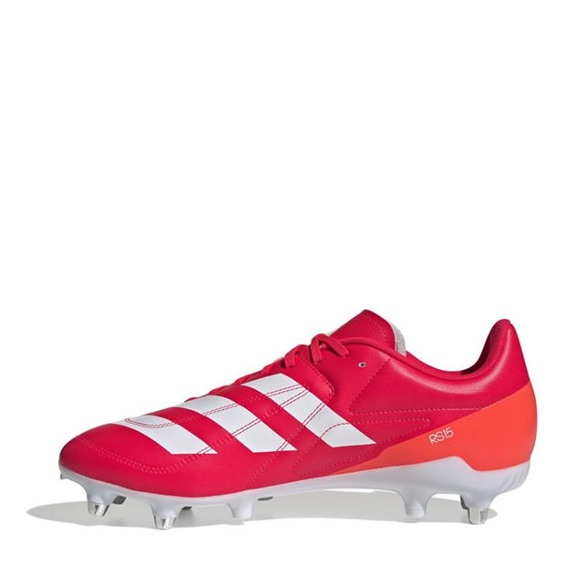 Ghete adidas RS-15 gazon sintetic Rugby rosu alb org