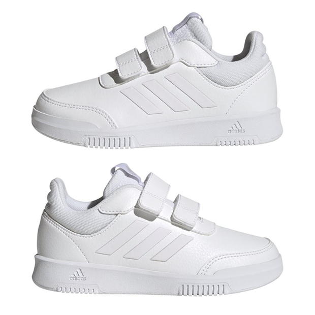 adidas Tensaur Hook and Loop Shoes pentru Copii gri alb verde