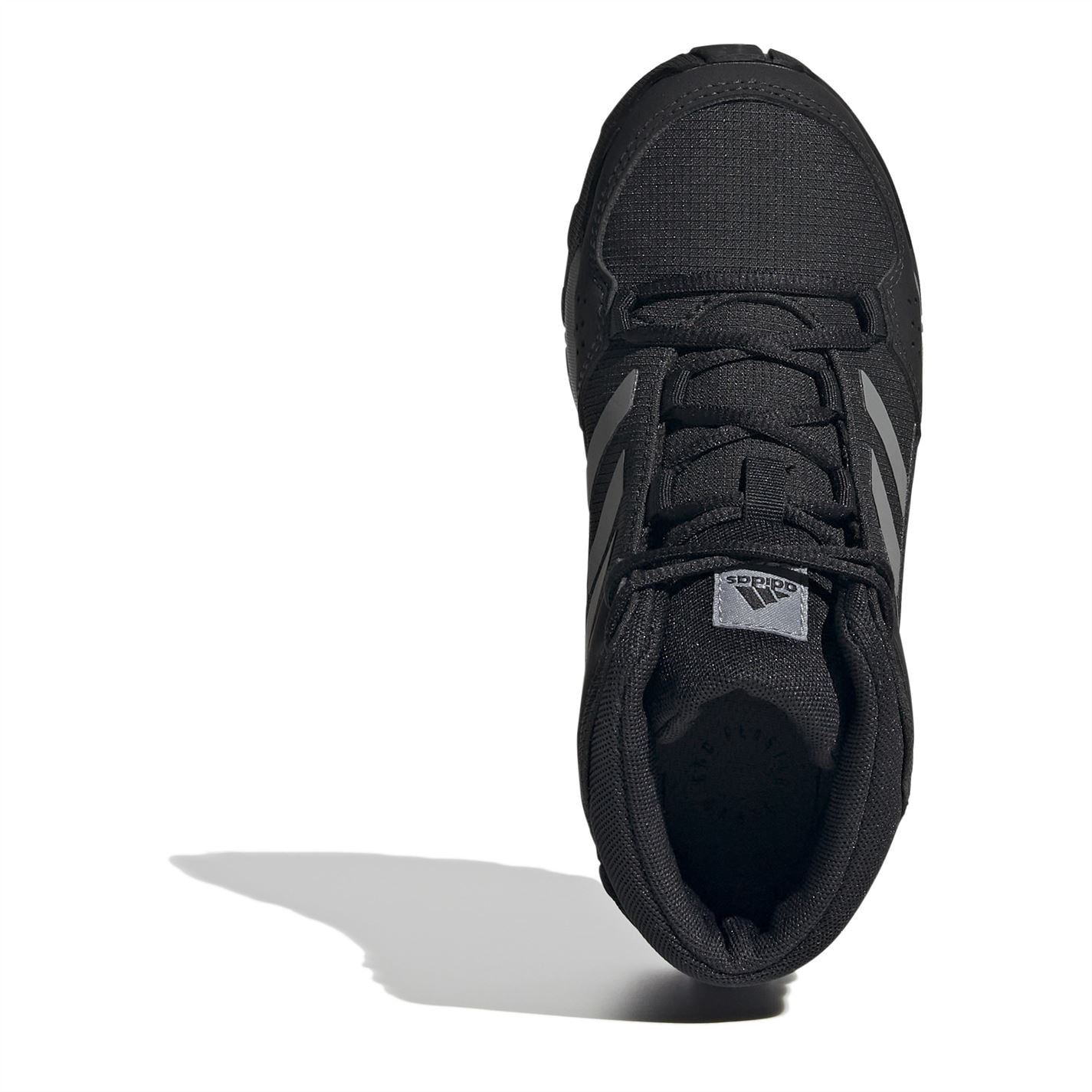 Ghete de hiking adidas Terrex Hyperhiker Mid pentru copii negru gri