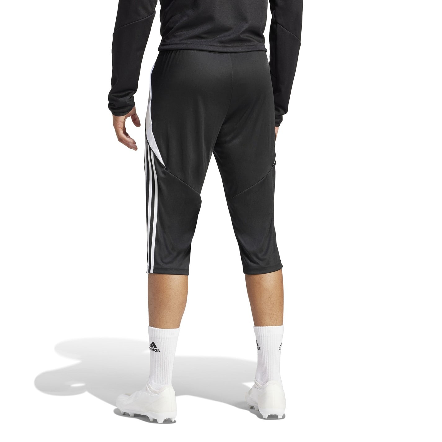 adidas Tiro 24 trei quarterJoggers pentru Barbati negru alb