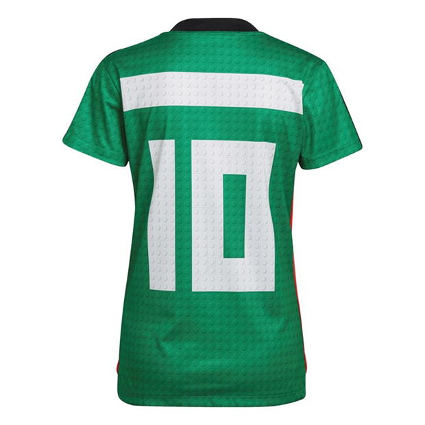 Tricou adidas Tiro x Lego verde