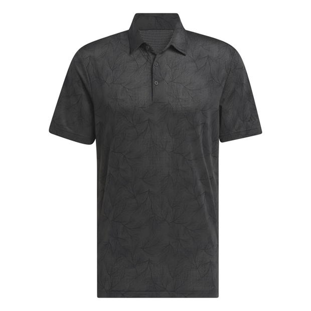 adidas Ultimate 365 Pine Print Golf Shirt gri carbon