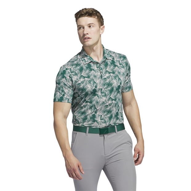 adidas Ultimate 365 Pine Print Golf Shirt