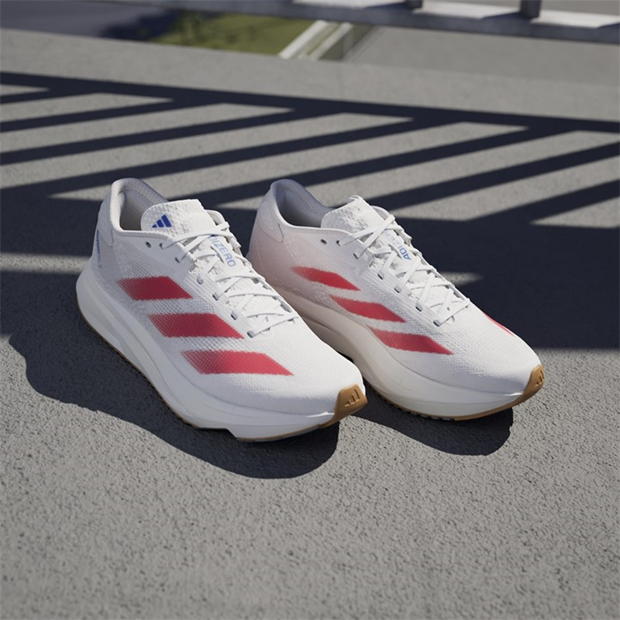 Adidasi alergare adidas ADIZERO SL2 pentru femei alb rosu