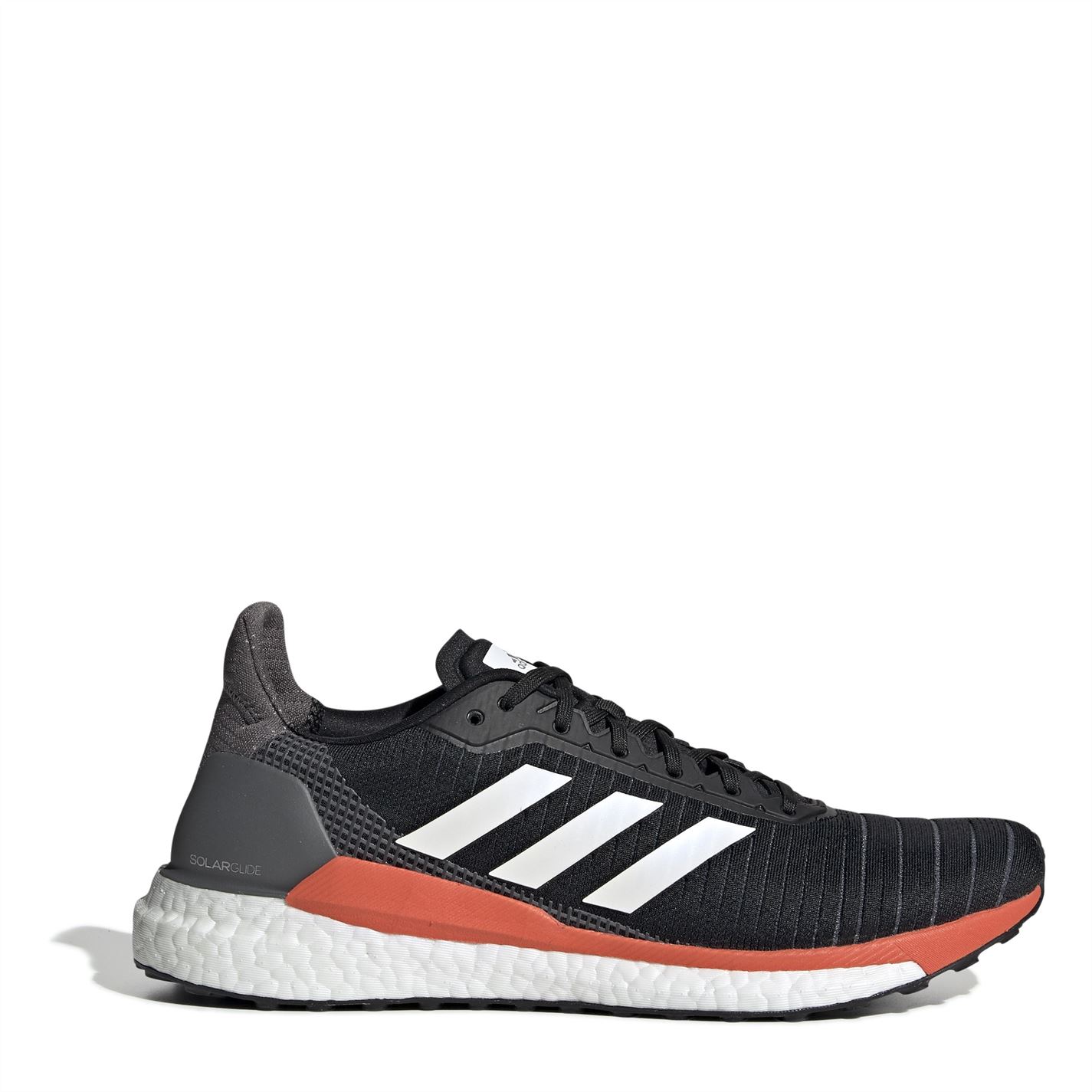 Adidasi alergare adidas SolarGlide pentru Barbati negru alb portocaliu