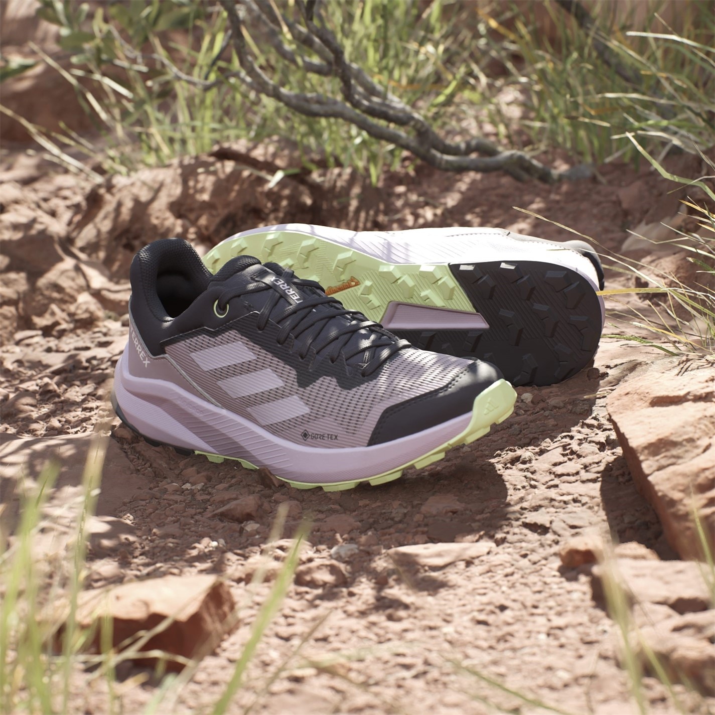 Adidasi alergare adidas Terrex Trail Rider Gore-Tex Trail pentru femei mov