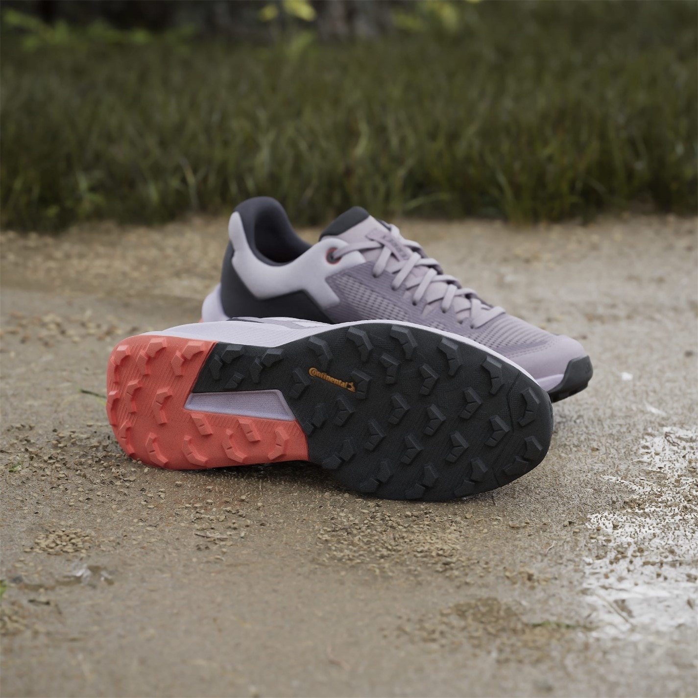 Adidasi alergare adidas Terrex Trail Rider Gore-Tex Trail pentru femei mov gri