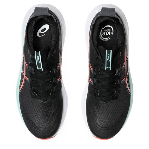 Adidasi alergare Asics Gel-Nimbus 27 Road pentru Barbati negru coral albastru