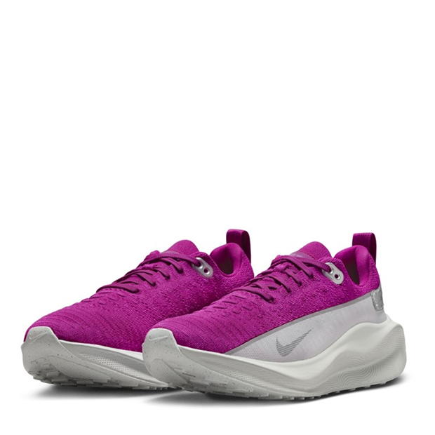 Adidasi alergare Nike W Reactx Infinity Run 4 Prm Road pentru femei fucsia argintiu