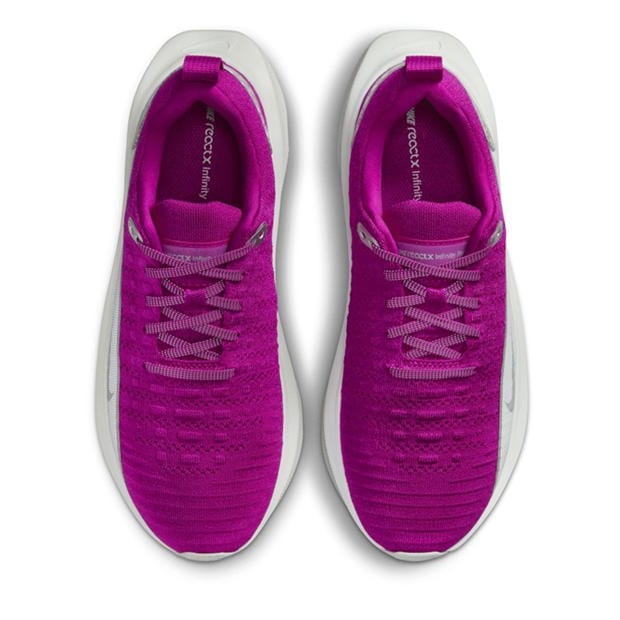 Adidasi alergare Nike W Reactx Infinity Run 4 Prm Road pentru femei fucsia argintiu