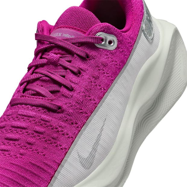 Adidasi alergare Nike W Reactx Infinity Run 4 Prm Road pentru femei fucsia argintiu