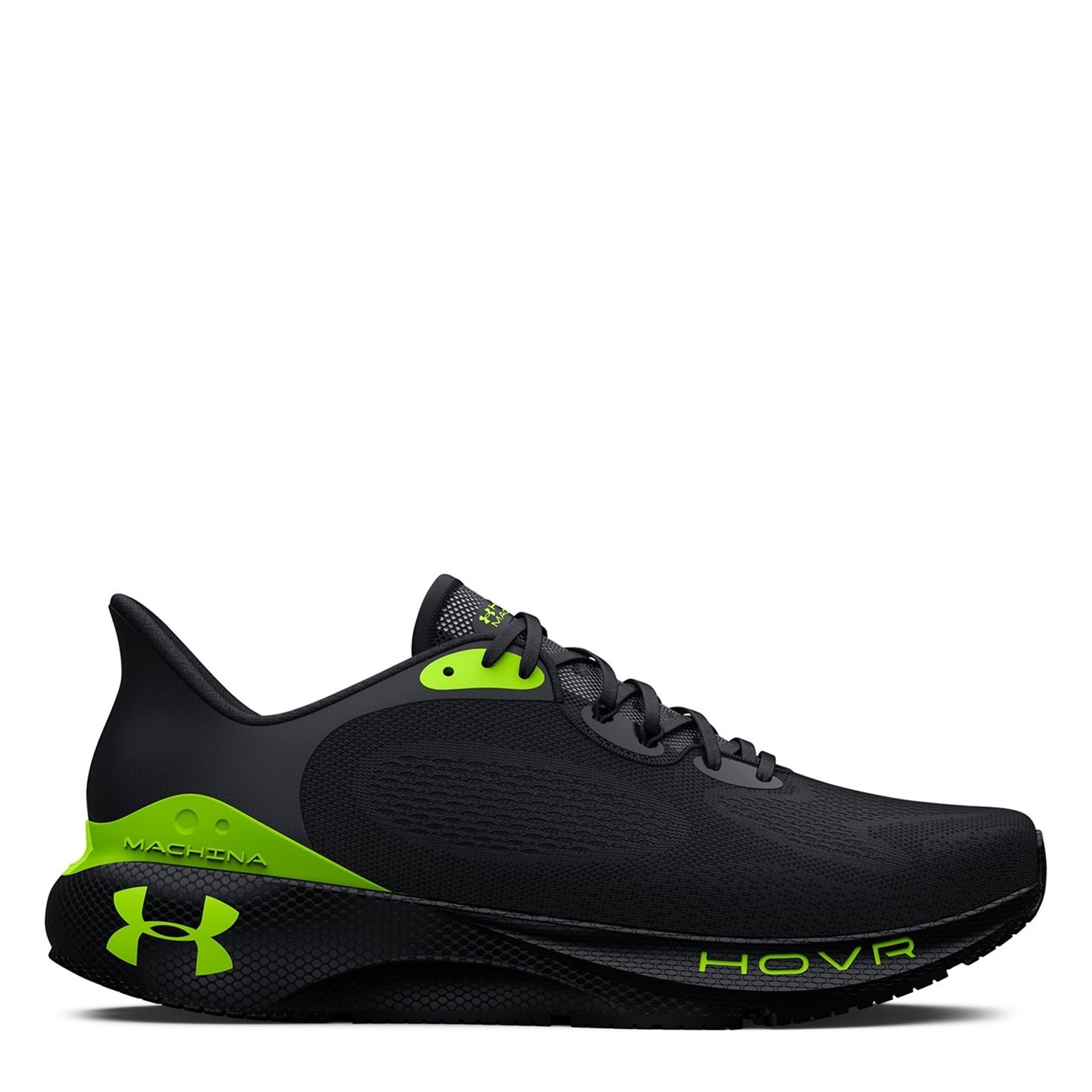 Adidasi alergare Under Armour HOVR Machina 3 pentru Barbati negru verde lime