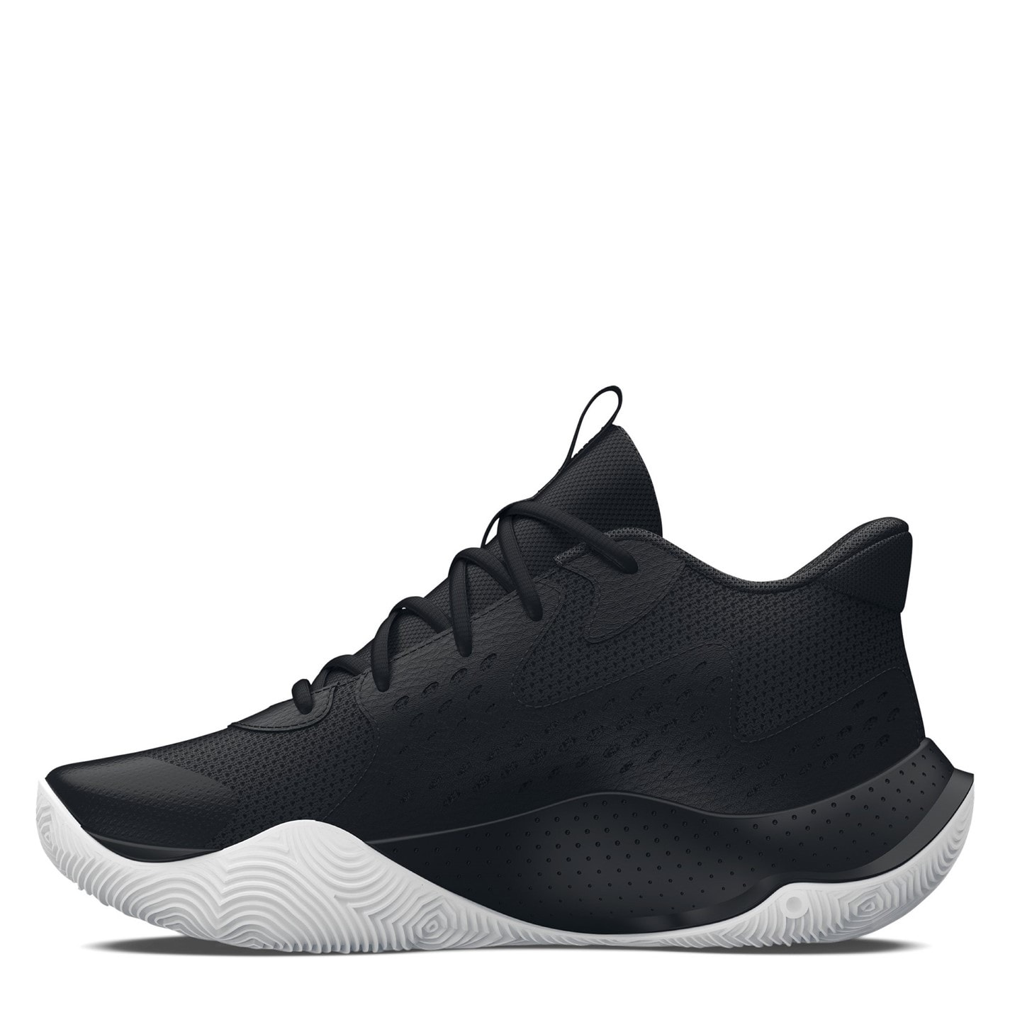 Adidasi pentru baschet Under ARMOUR Ua Gs Jet 23 Unisex pentru adulti negru