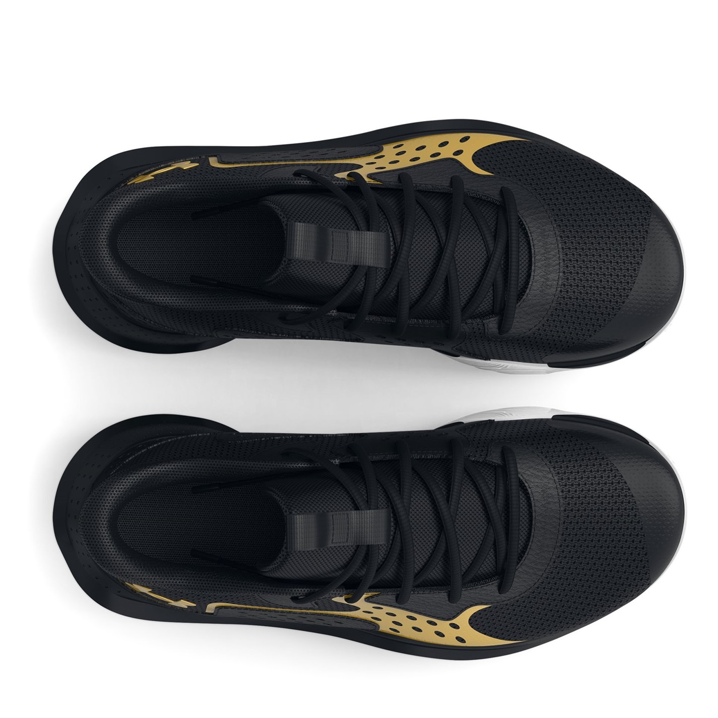 Adidasi pentru baschet Under ARMOUR Ua Gs Jet 23 Unisex pentru adulti negru