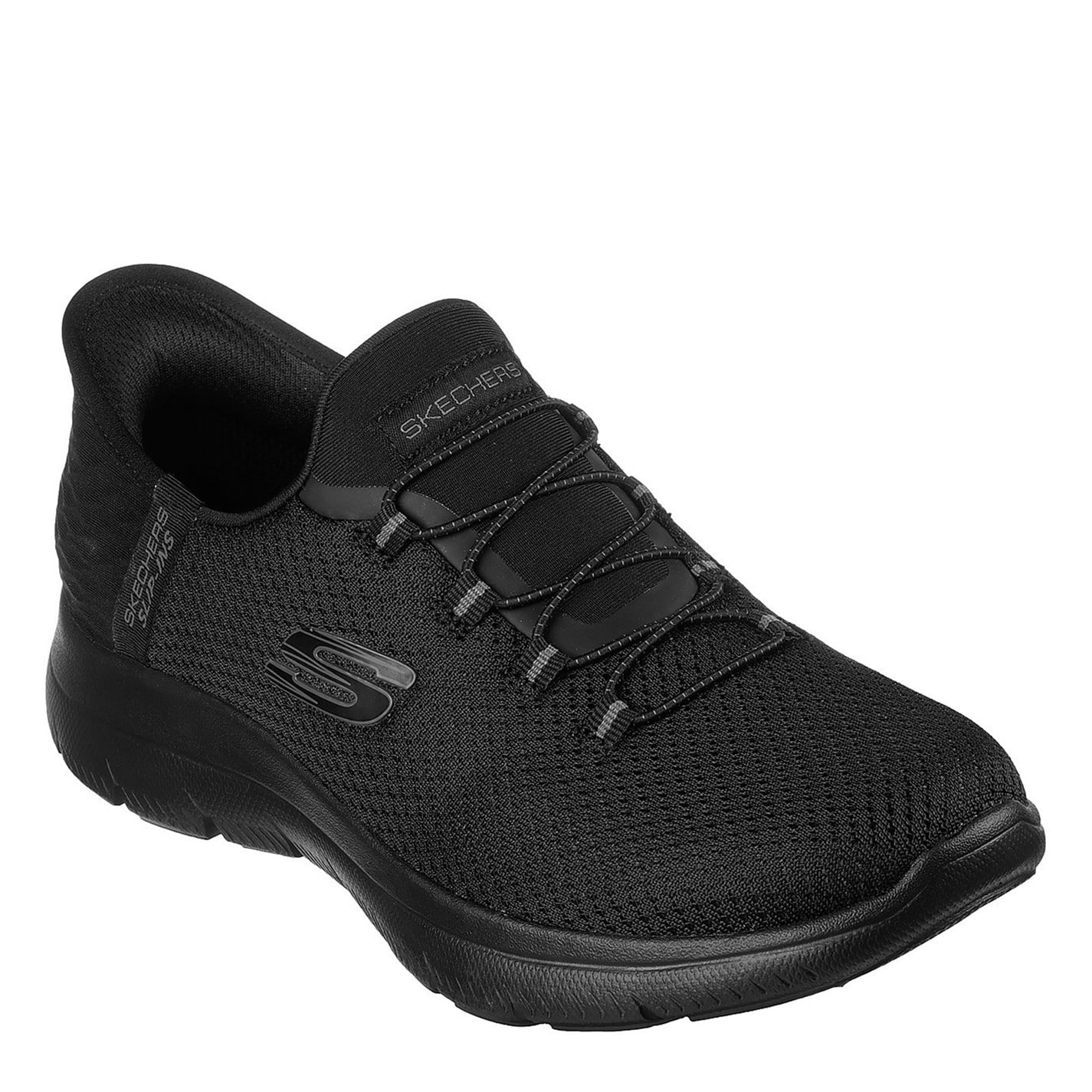 Adidasi SKECHERS SLIP-INS : Summits - Diamond Dream triple negru