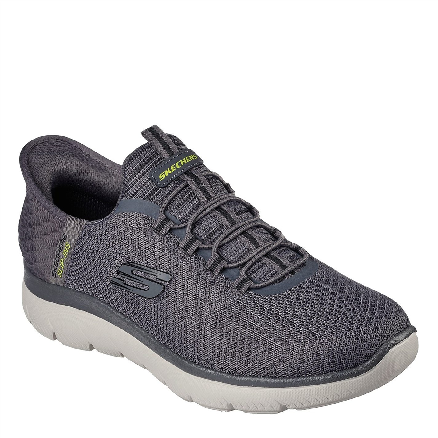 Adidasi SKECHERS SLIP-INS : Summits - High Range gri carbune