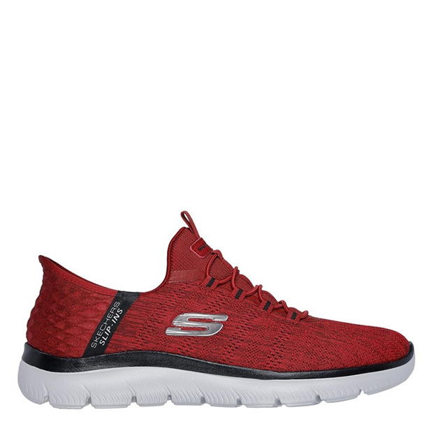 Adidasi SKECHERS SLIP-INS : Summits - High Range rosu gri negru