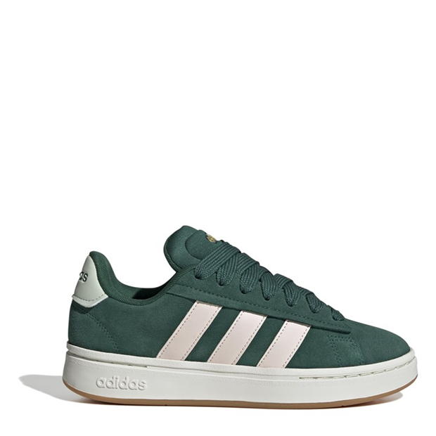 Adidasi sport adidas Grand Court Alpha 00s Low-Top pentru femei verde roz gum