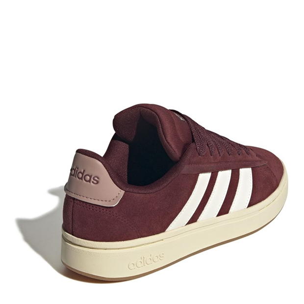 Adidasi sport adidas Grand Court Alpha 00s Low-Top pentru femei visiniu alb murdar