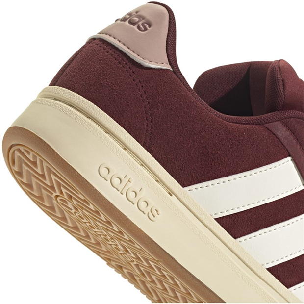 Adidasi sport adidas Grand Court Alpha 00s Low-Top pentru femei visiniu alb murdar