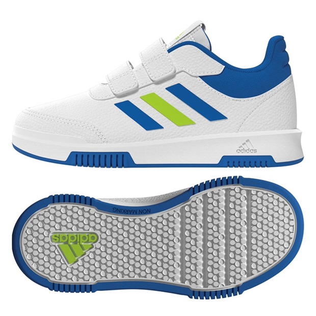 Adidasi sport adidas Tensaur 3 Child alb albastru roial