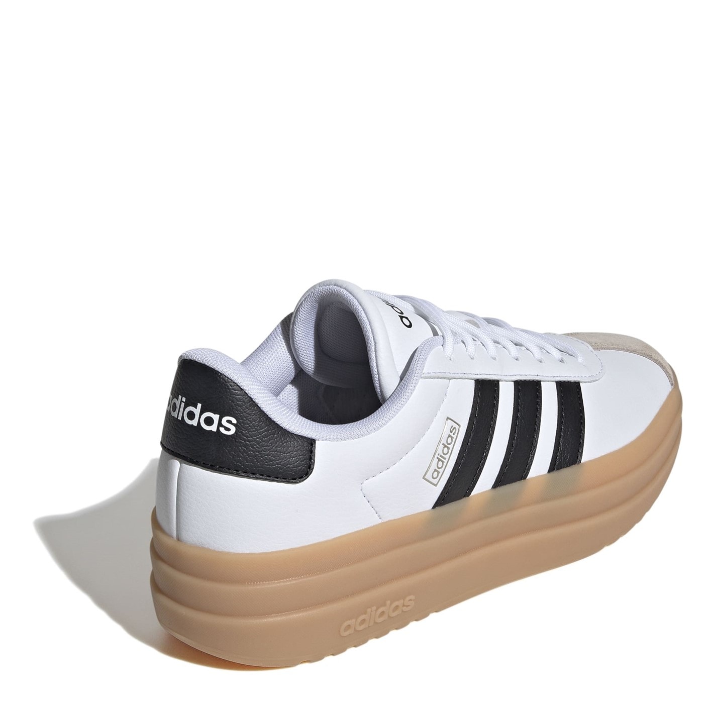 Adidasi sport adidas VL Court Bold pentru femei alb negru gum