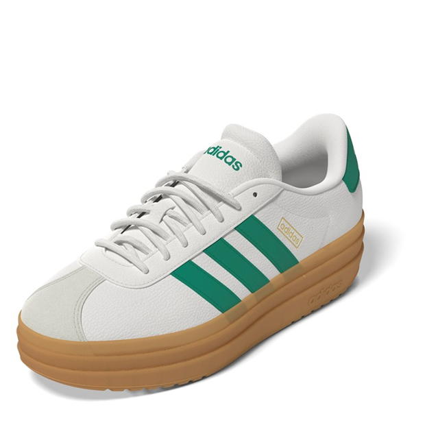 Adidasi sport adidas VL Court Bold pentru femei alb verde gum