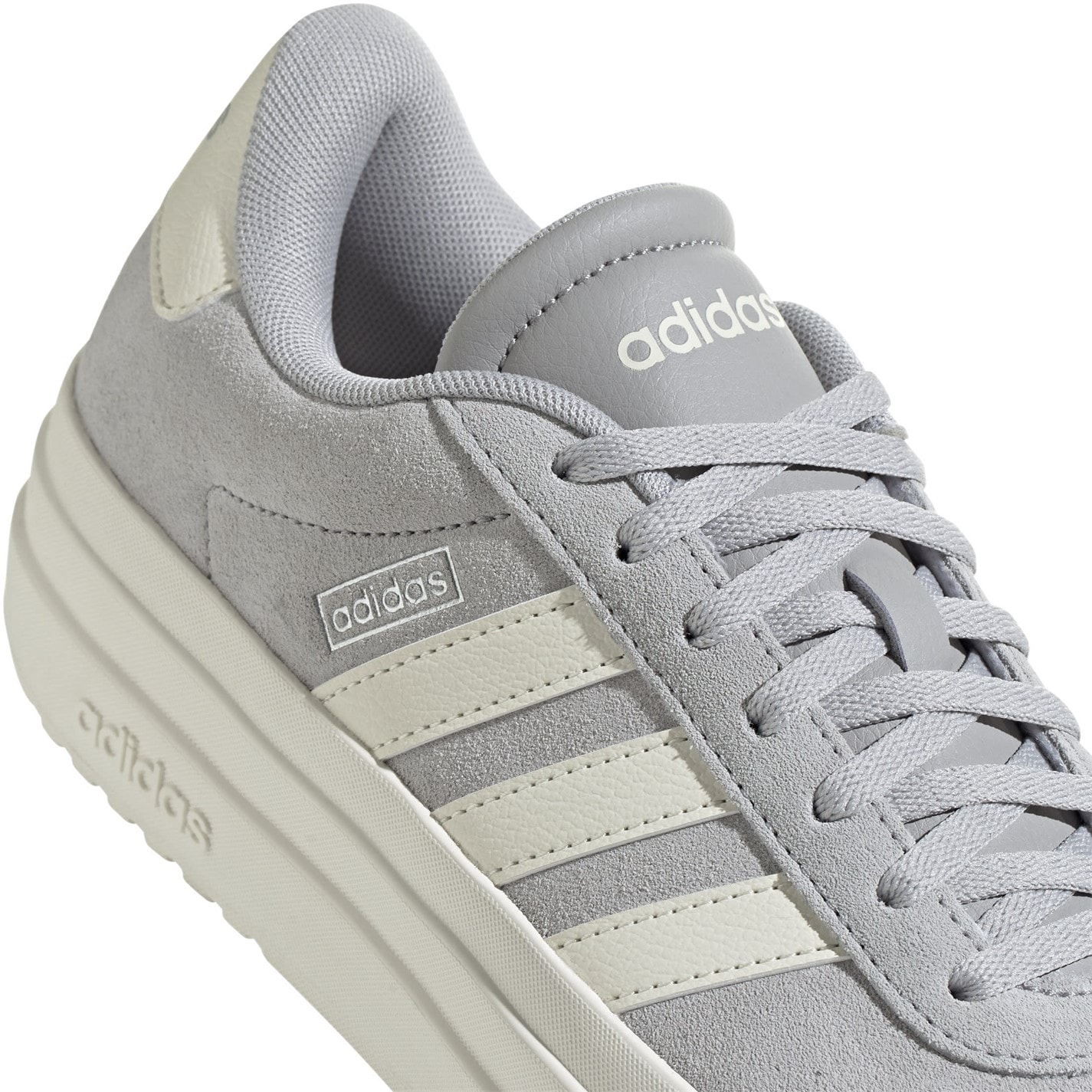 Adidasi sport adidas VL Court Bold pentru femei gri alb