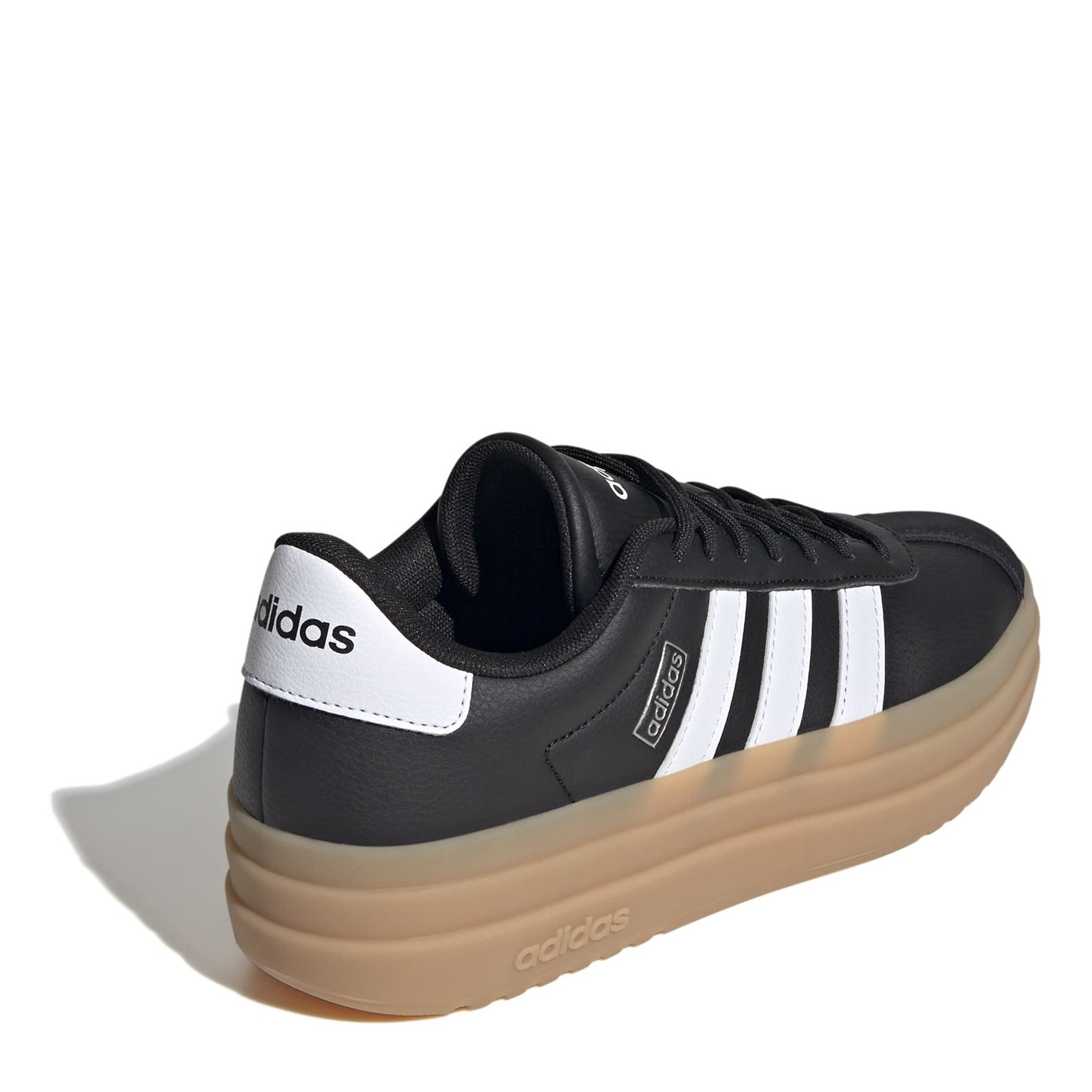 Adidasi sport adidas VL Court Bold pentru femei negru alb gum