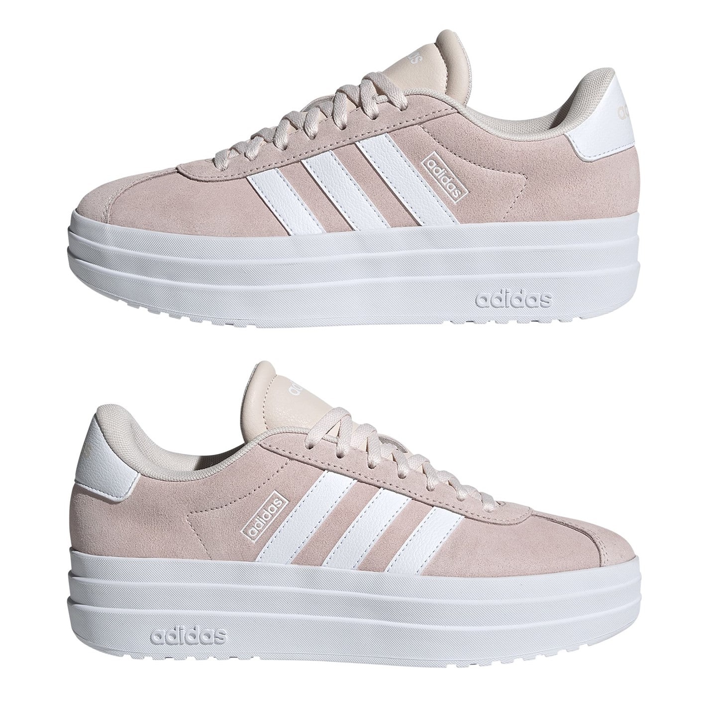 Adidasi sport adidas VL Court Bold pentru femei quartz alb