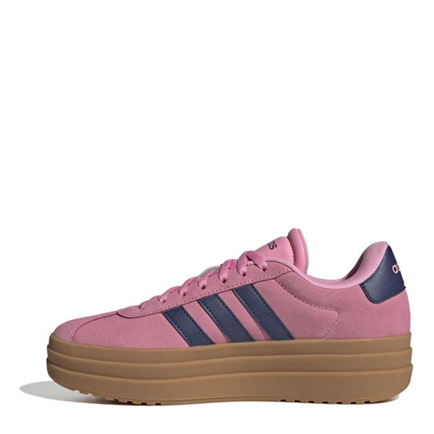 Adidasi sport adidas VL Court Bold pentru femei roz bleumarin gum