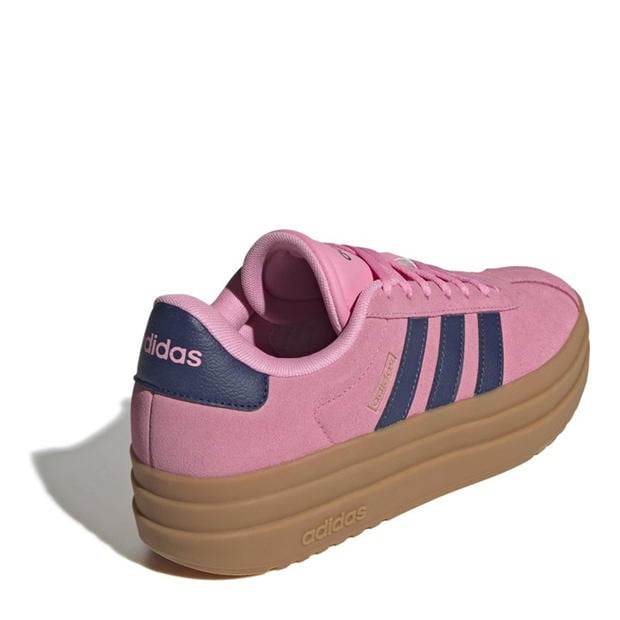 Adidasi sport adidas VL Court Bold pentru femei roz bleumarin gum