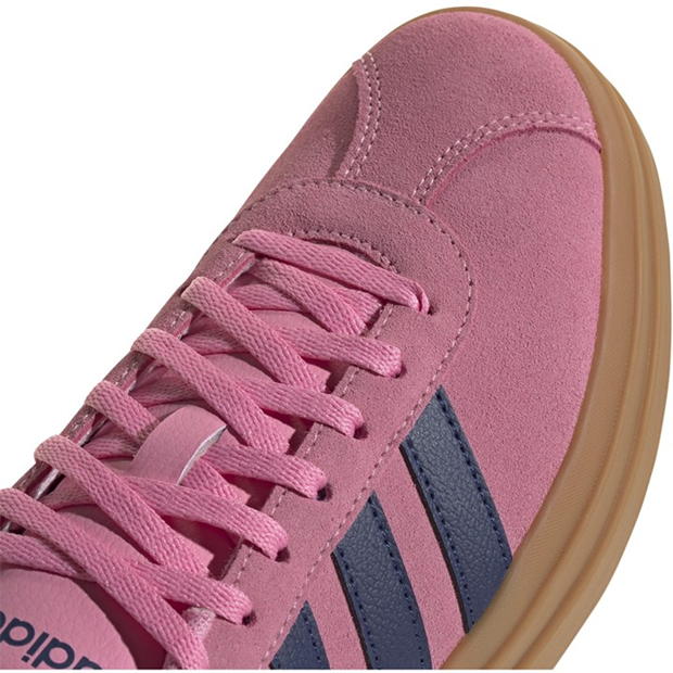 Adidasi sport adidas VL Court Bold pentru femei roz bleumarin gum