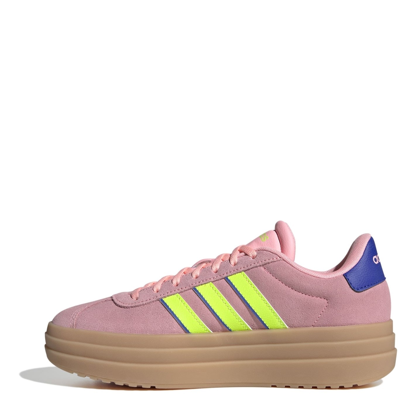 Adidasi sport adidas VL Court Bold pentru femei roz verde