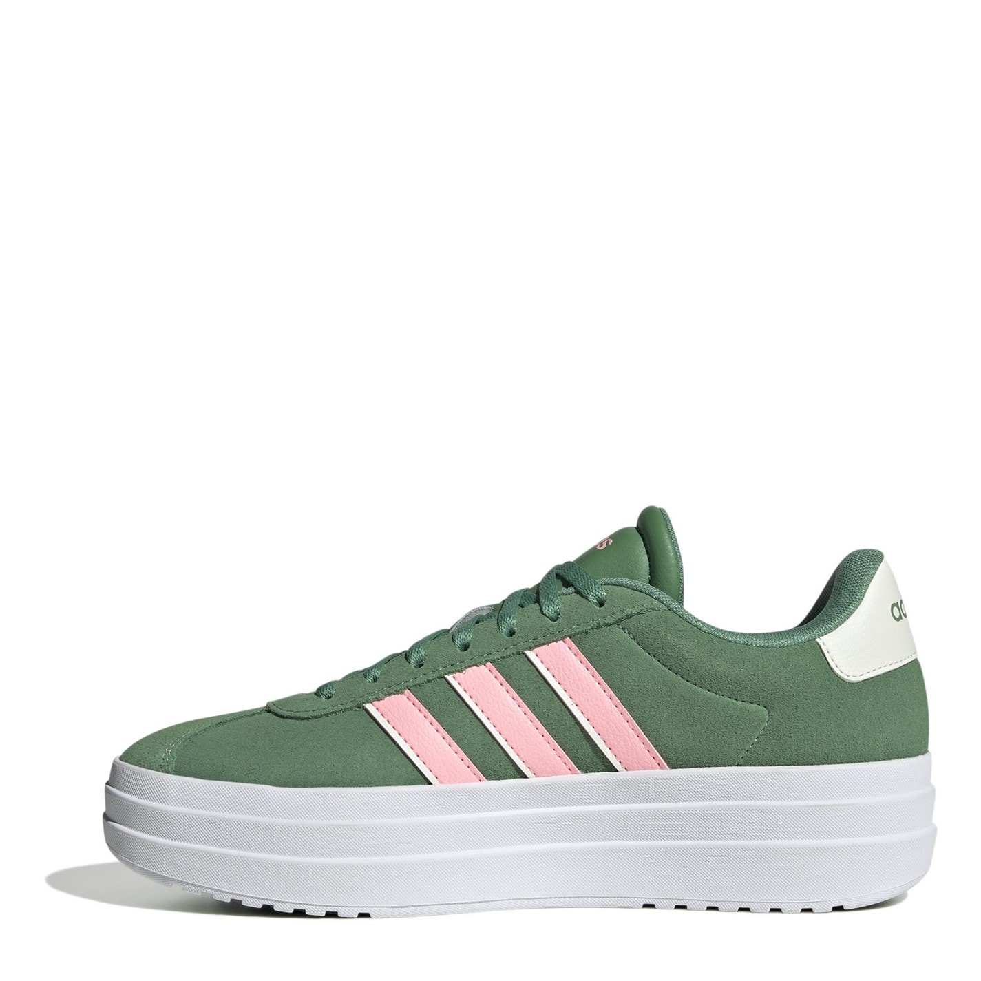 Adidasi sport adidas VL Court Bold pentru femei verde roz