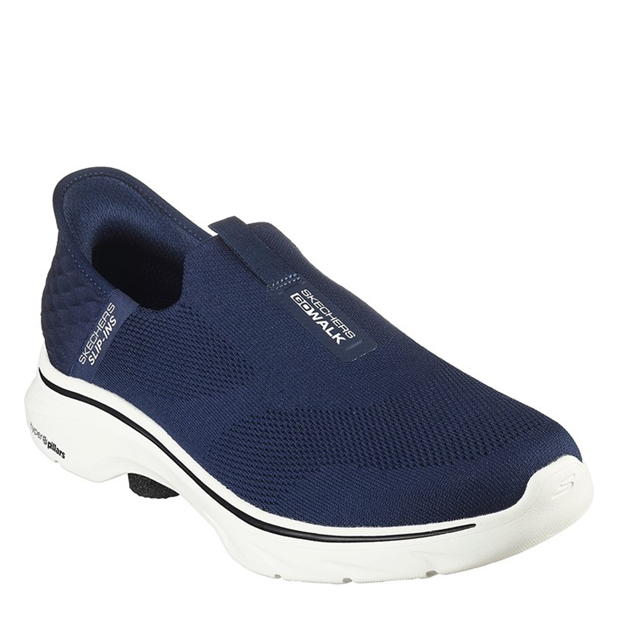 Adidasi sport Adidasi Skechers Go Walk 7 - Easy On 2 Slip pentru Barbati bleumarin alb