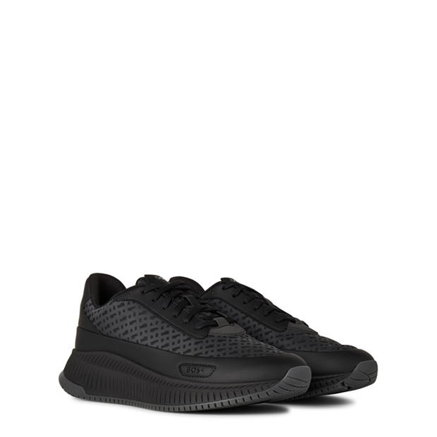 Adidasi sport BOSS Ttnm Evo negru mono