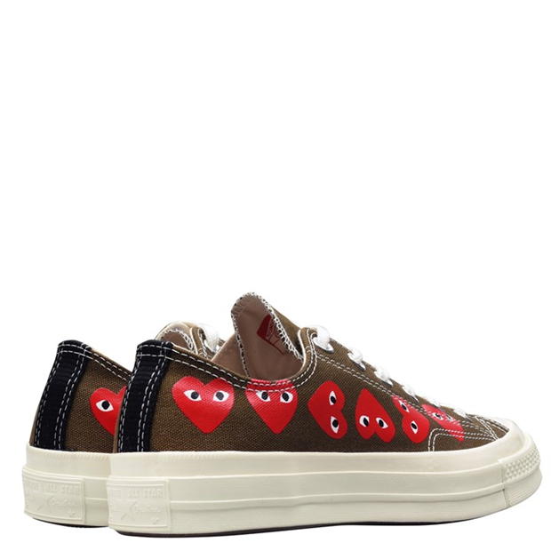 Adidasi sport COMME DES GARCONS PLAY X Converse Chuck Taylor Low Top kaki