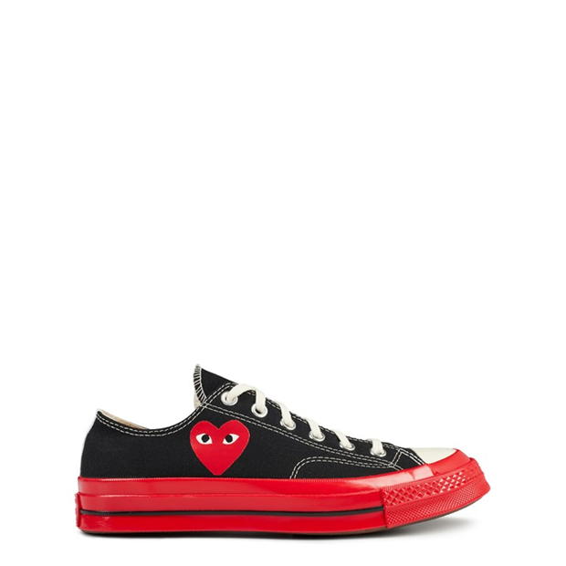 Adidasi sport COMME DES GARCONS PLAY X Converse Large Peeping Heart Chuck Taylor 70 negru rosu