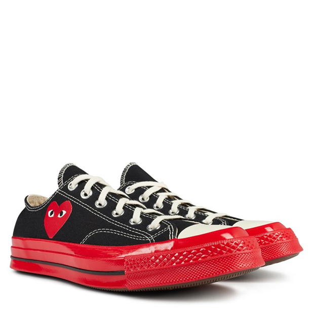 Adidasi sport COMME DES GARCONS PLAY X Converse Large Peeping Heart Chuck Taylor 70 negru rosu