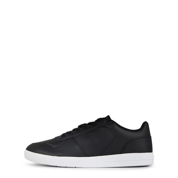 Adidasi sport Lacoste Lace-Up Logo negru alb