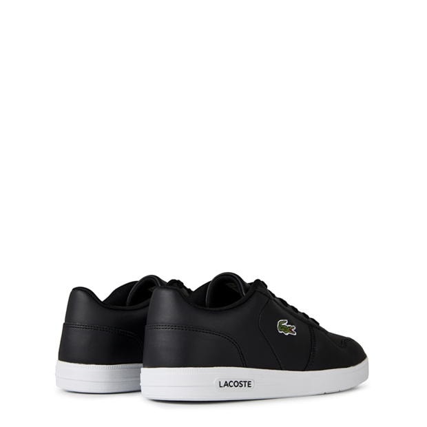 Adidasi sport Lacoste Lace-Up Logo negru alb